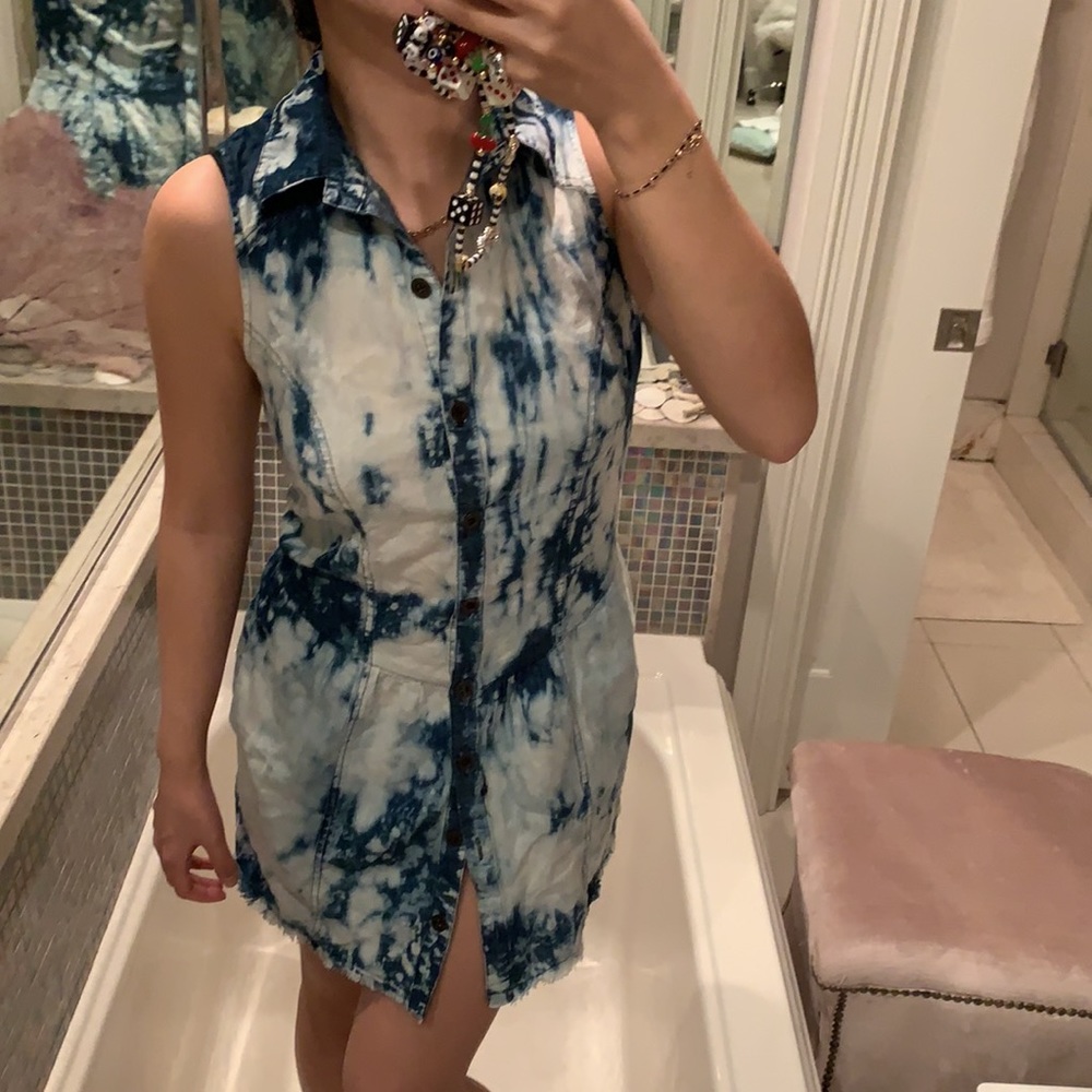 Tie Dye Sleeveless Dress
